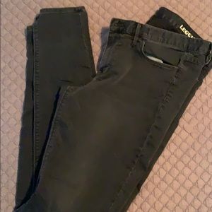 Madewell Black Straight leg Legging Jeans